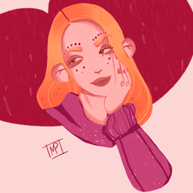 Романтичная девушка