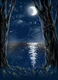 ночью на озере