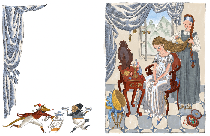 "Аленький цветочек" С. Аксаков для изд. "Лабиринт"