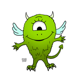 Счастливый монстрик