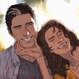 Иллюстрация по игре «Клуб Романтики»