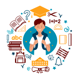 Векторная флэт иллюстрация