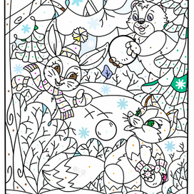 Игра в снежки