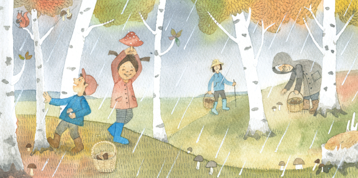 Книжка-картинка Осень (на Севере, Времена года)