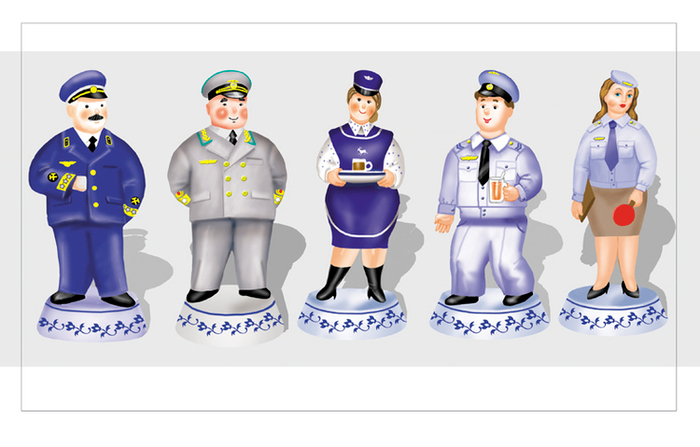 фигурки железнодорожников