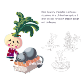 Персонаж для ресторана азиатской кухни