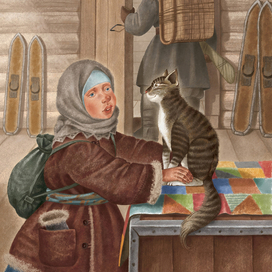 П. Бажов. Серебряное копытце, иллюстрация