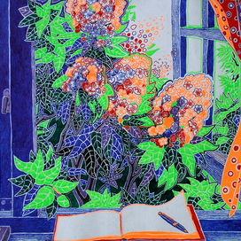 Сиреневое окно