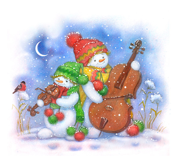 Снеговики музыканты