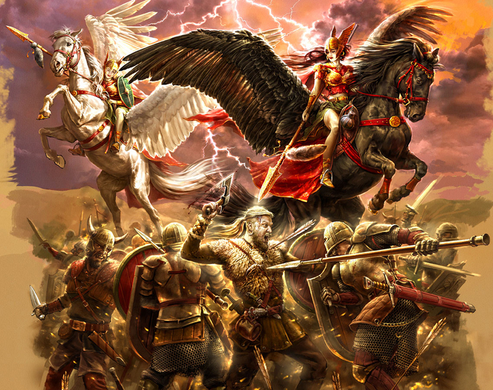 серия "Скандинавские боги" (Валькирии)