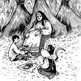 Разворот книги И.И. Березина "Мудрость народная в строчке сокрыта"