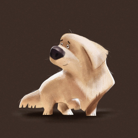 Собака персонаж лабрадор 