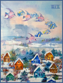 Рыбы прилетели 