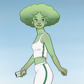 Девушка-Брокколи 