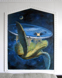 Роспись стены ЧЕРЕПАХА