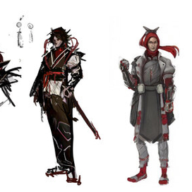 Скетч дизайн персонажей