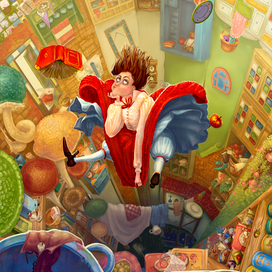 Алиса в стране чудес ( В колодце)