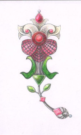 брошь "Цветок"