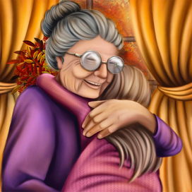 Бабушка и внучка