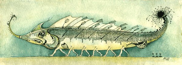 "Шествие рыбы".