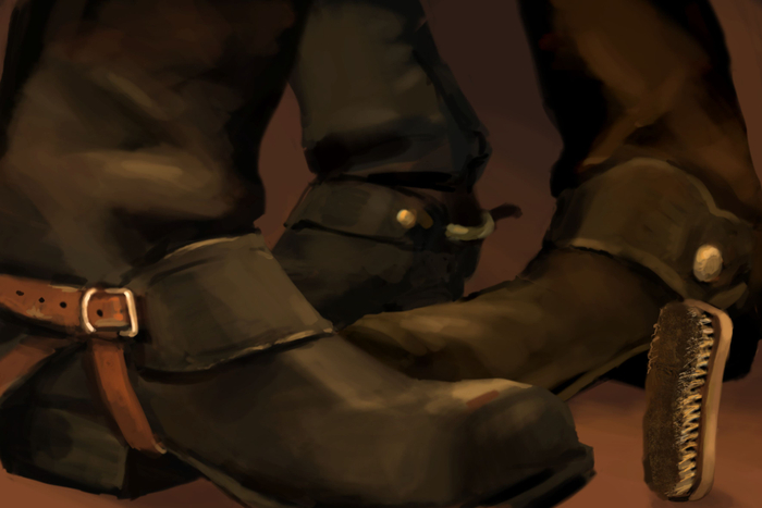 колпак и туфли