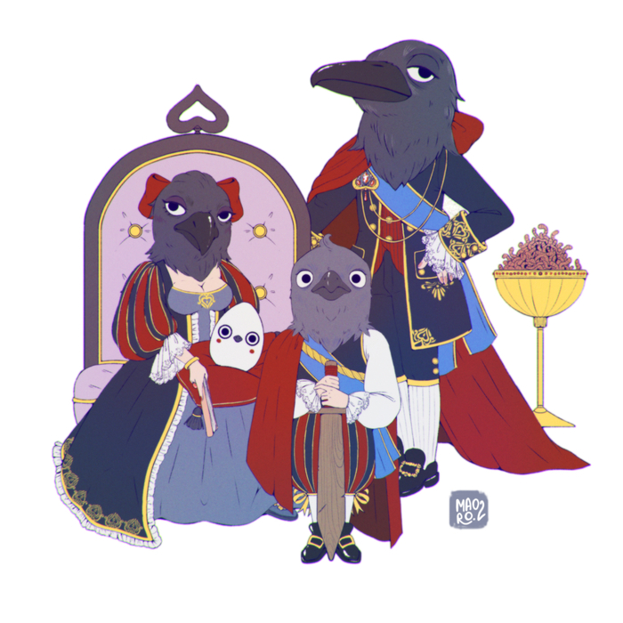 Барон с семейством