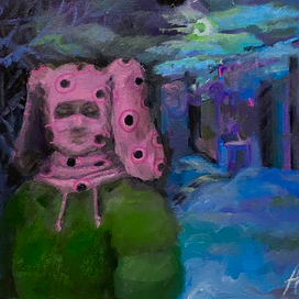 Розовый заяц 