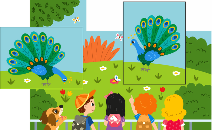 Иллюстрация для детской рабочей тетради