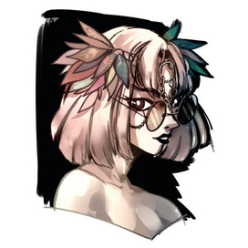 Дама в очках