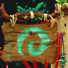 Forest signboard concept