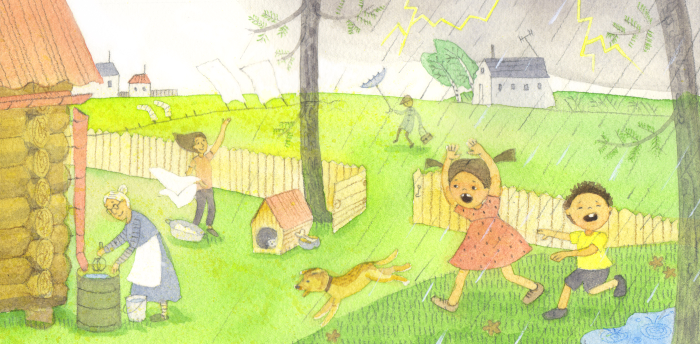 Книжка-картинка Лето (на Севере, Времена года)