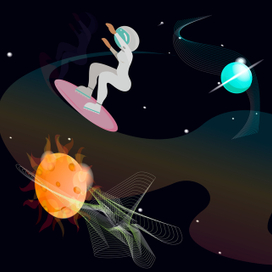 космический серфинг