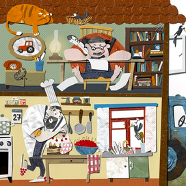 Сказка про трех трактористов