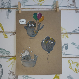 Воздушный тюленюшка может быть разным