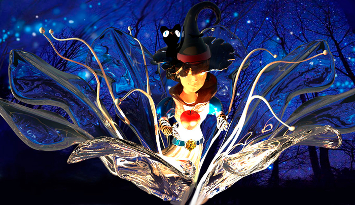 Волшебница с котиком