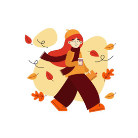 Осенняя девочка