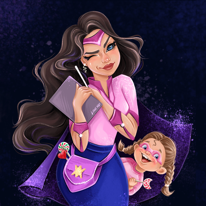 Супергерой иллюстратор