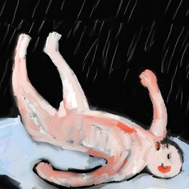 бросили одного под дождем