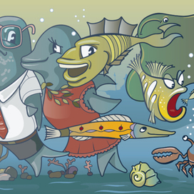 Подводная тусня