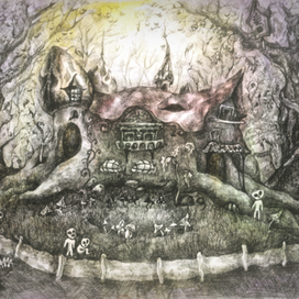 Грибной домик