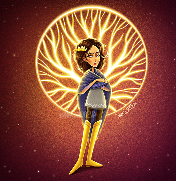 Надменная девушка