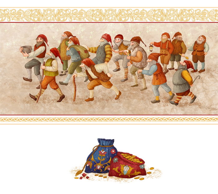 Исландская сказка. Заставка и концовка