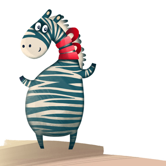 Красотка-зебра