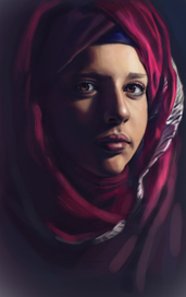 Настя портрет