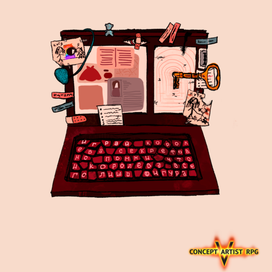 Ноутбук ученицы магической школы