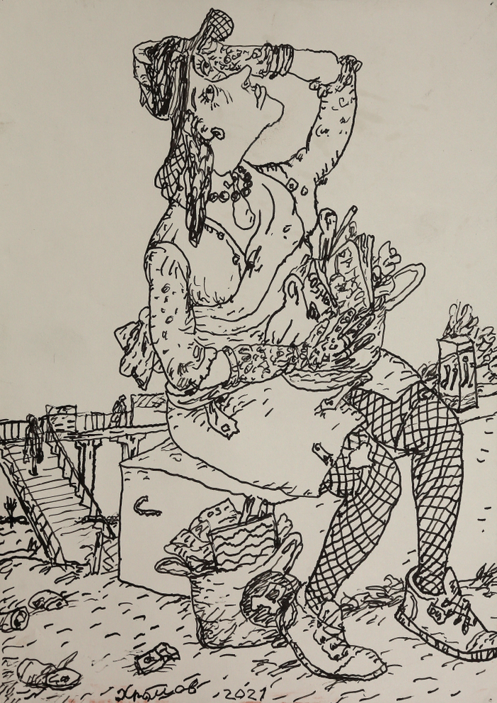 Красавица, утратившая связь с реальностью. 