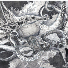 "Осьминог" Фрагмент разворота скетчбука