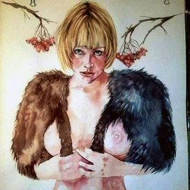 Девушка. Ню