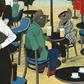 "Карась-идеалист" М.Е. Салтыков-Щедрин