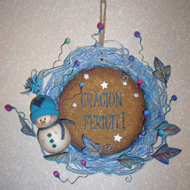 Рождественские украшения ручной работы